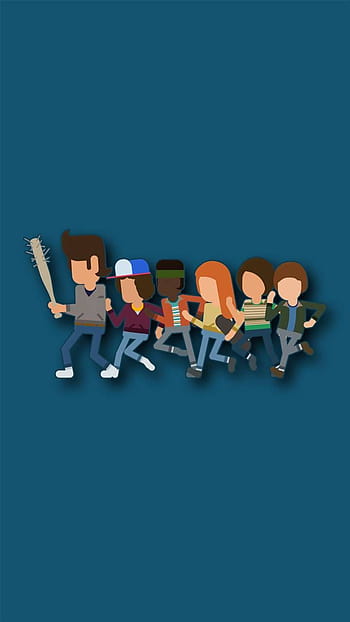 Download Join the Squad  Eleven Dustin and Lucas From Stranger Things  Wallpaper  Wallpaperscom