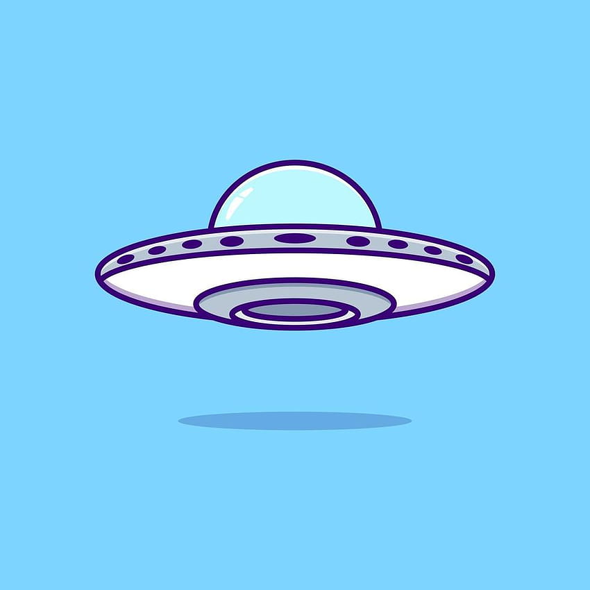 귀여운 만화 ufo 우주선입니다. 과학 기술 아이콘 개념 절연 3069309 Vecteezy, ufo 만화에서 벡터 아트 HD 전화 배경 화면