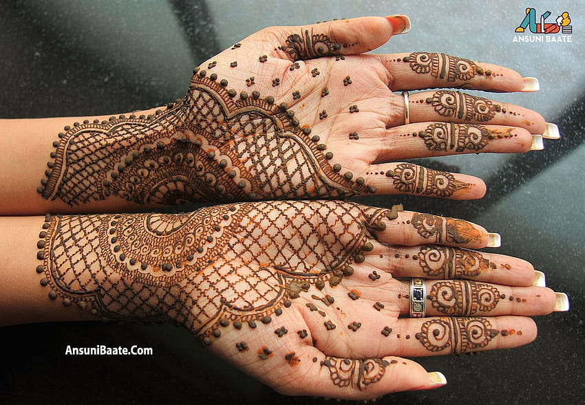 Flower Mehndi Design For Wedding Season - 100 Images