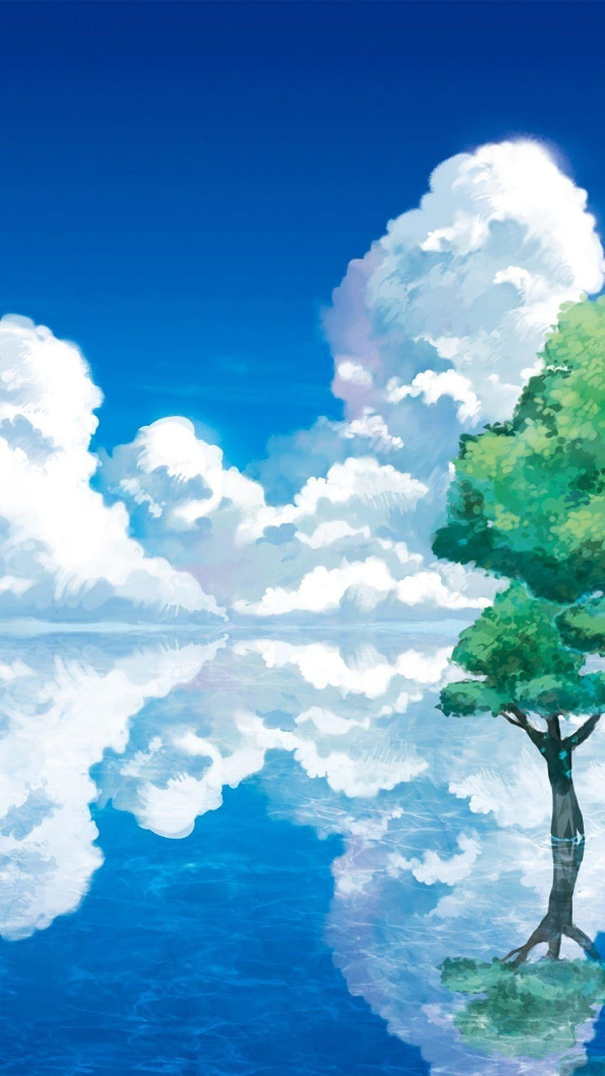 Anime-Landschaftstelefon, Smartphone-Landschaft HD-Handy-Hintergrundbild