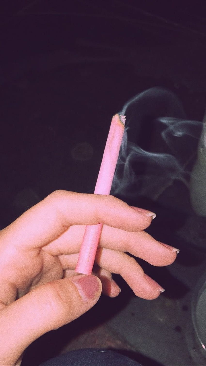 Susie Palmer on twitter said so in 2020, pink girl smoking aesthetic HD phone wallpaper