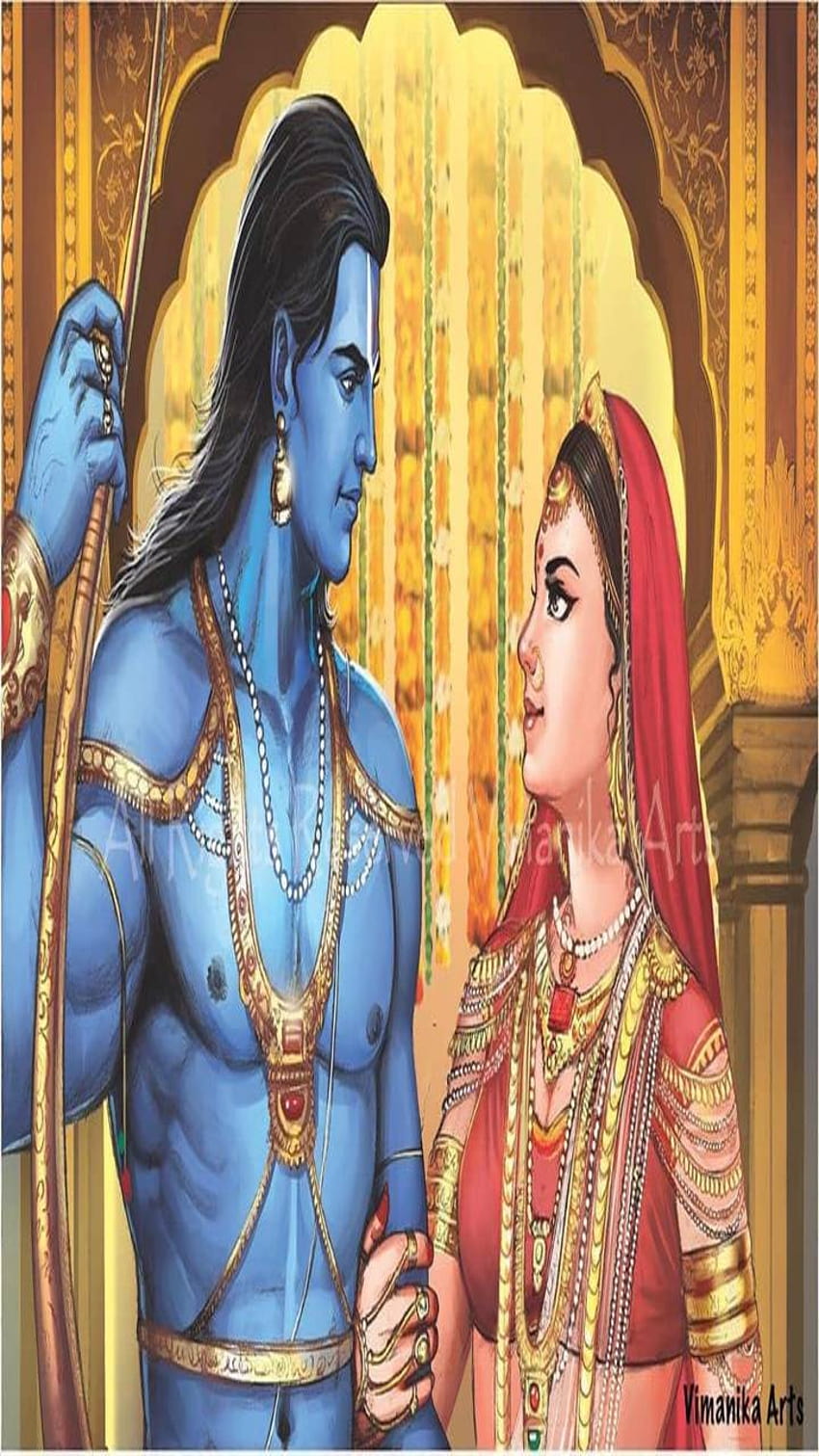 Sita Ram by Akshay_Sarande HD phone wallpaper