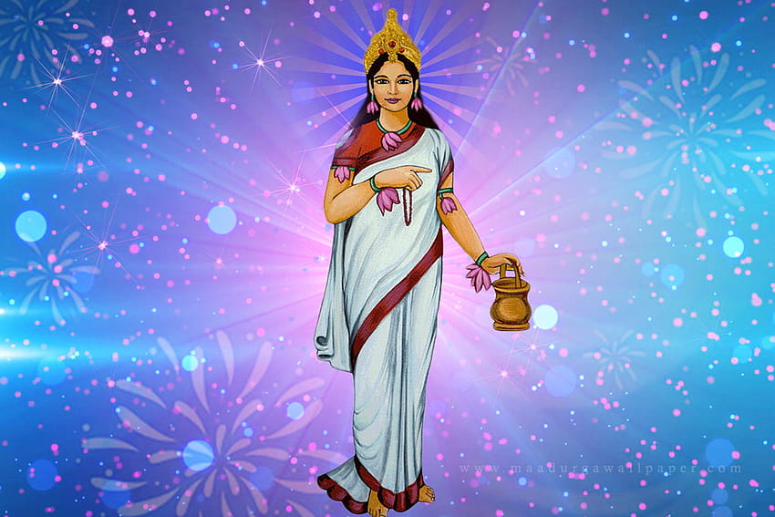 Богиня Брахмачарини, маа шаилпутри HD тапет