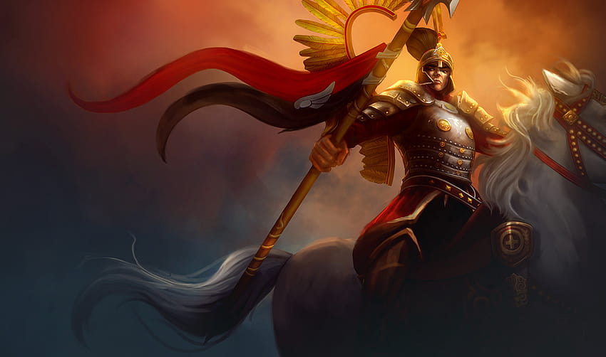 Winged Hussar Xin Zhao Skin, winged hussars HD wallpaper