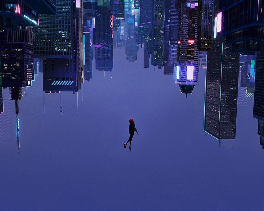Into the spider verse :, leap of faith HD wallpaper