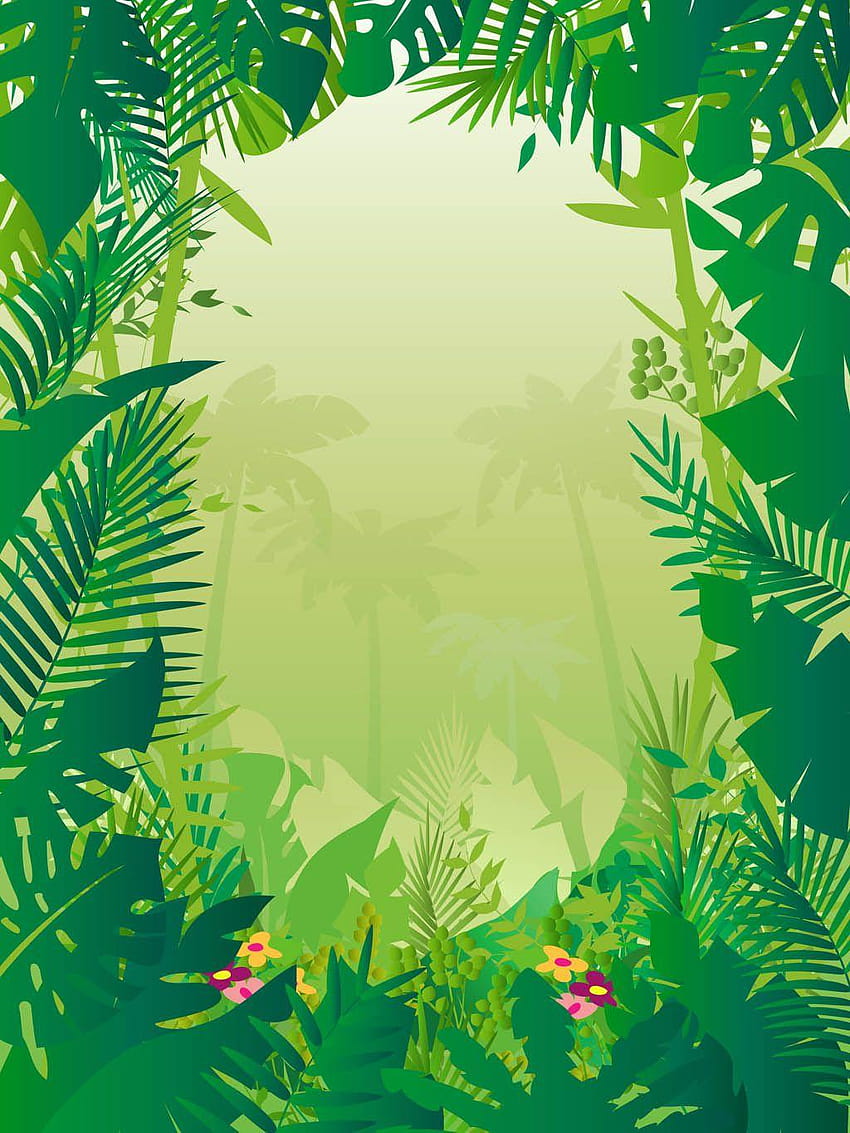 Jungle Backgrounds Vector Art & Graphics, background jungle HD phone wallpaper