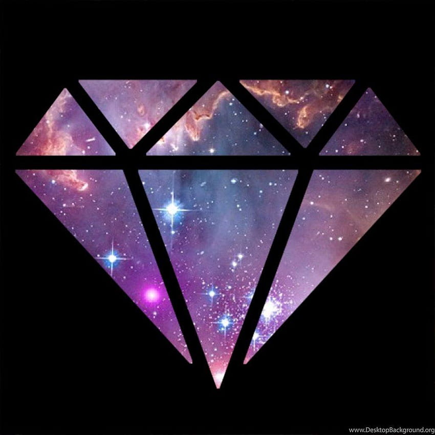 Justpict Diamond Co Logo Sfondi, logo diamante Sfondo del telefono HD
