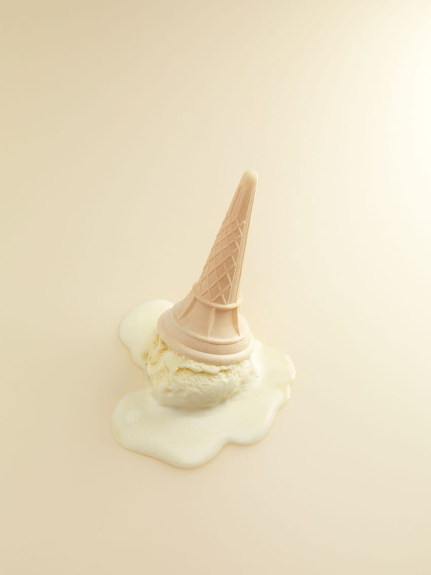 Gelato per Cereal Magazine, gelato alla vaniglia Sfondo del telefono HD
