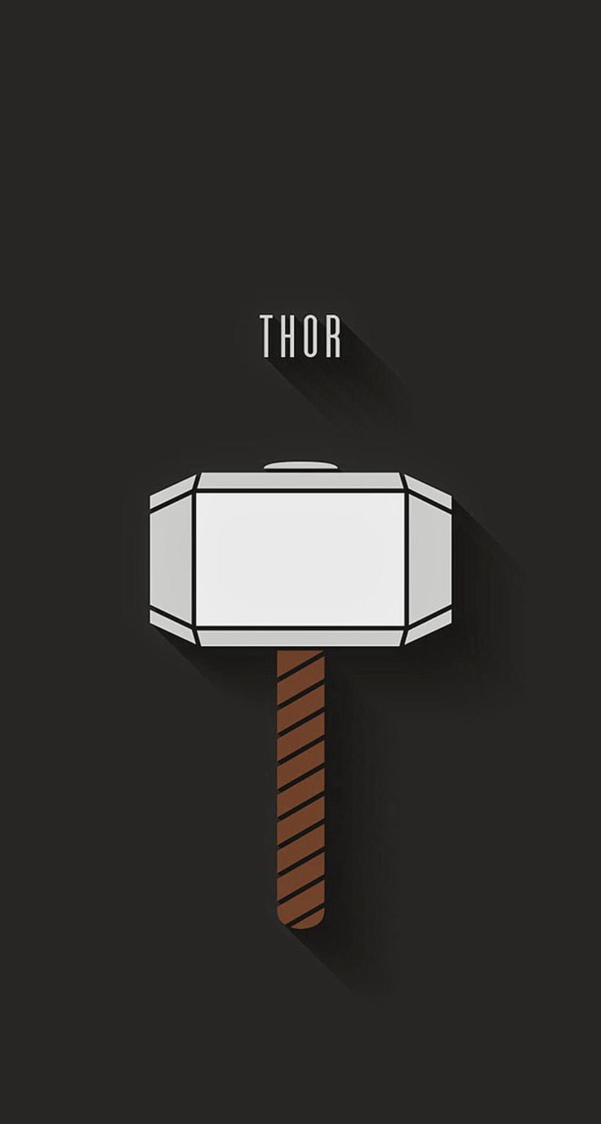 Thor logo, thor hammer logo HD phone wallpaper