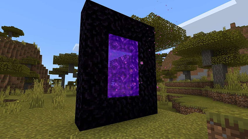 Minecraft: How to Make a Nether Portal HD wallpaper