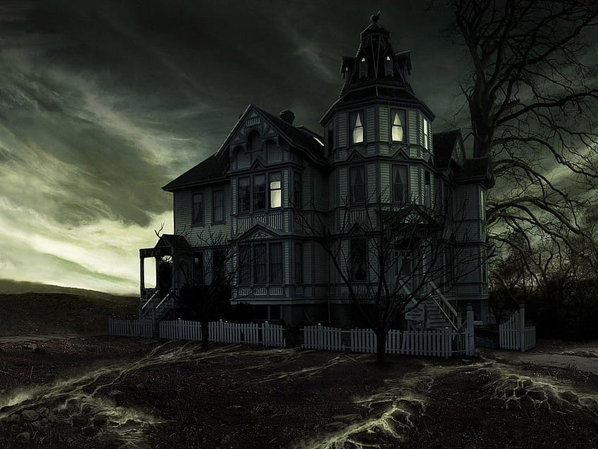 : Къща на ужасите, къща с духове HD тапет