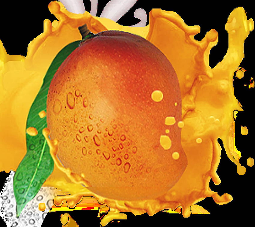 Mango juice splash by AngelSehar HD wallpaper