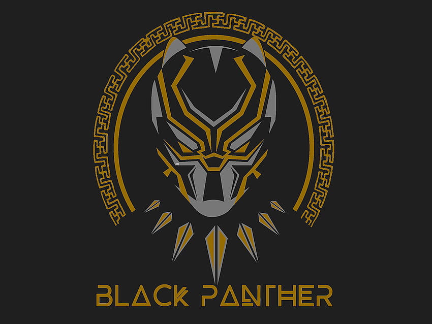 Czarna Pantera Png, czarna pantera złota Tapeta HD