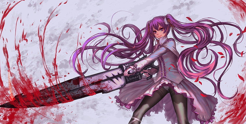 rambut merah muda, Senjata, Akame ga Kill!, Anime, Milikku, milikku akame ga kill Wallpaper HD