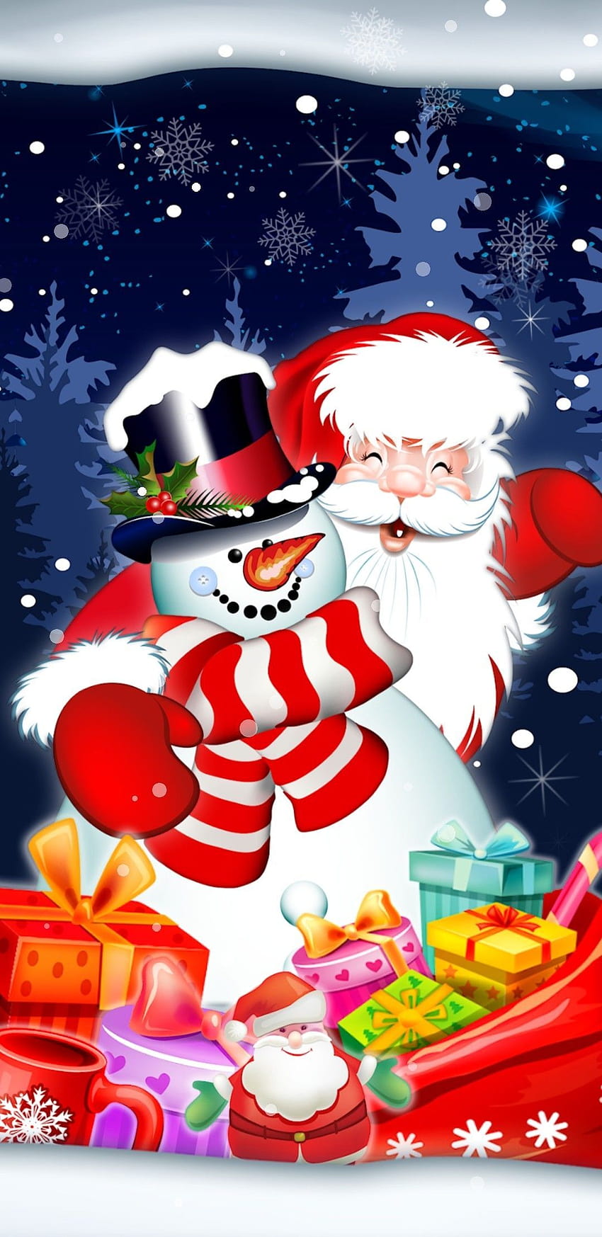 Santa Claus, feliz navidad HD phone wallpaper