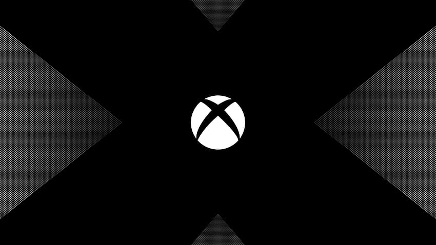 Xbox One X, Logotipo, Oscuro, Mínimo, Juegos fondo de pantalla