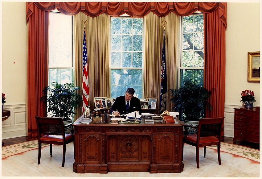 Real Oval Office Reagan HD wallpaper | Pxfuel