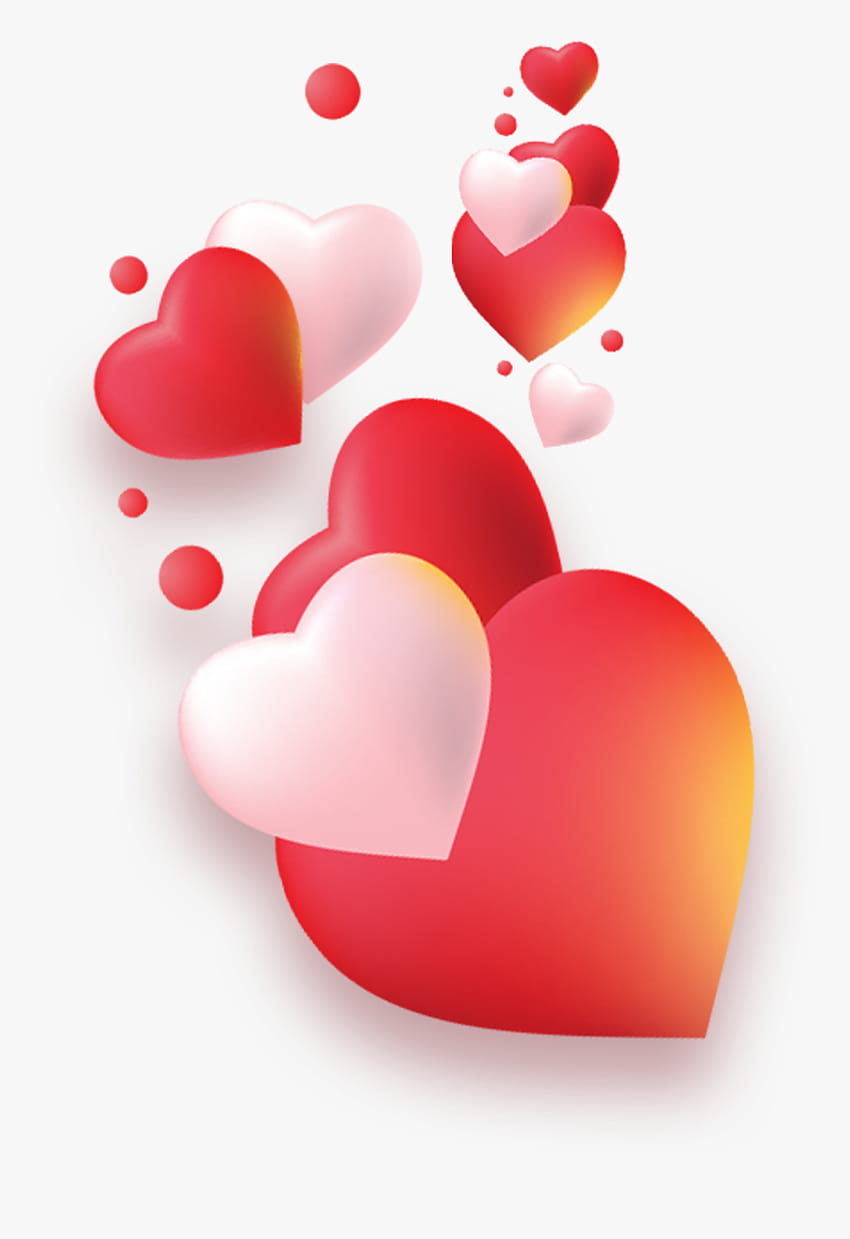 Clipe Transparente Transparente Amor Fundo De Coração, Png , Transparente PNG Papel de parede de celular HD