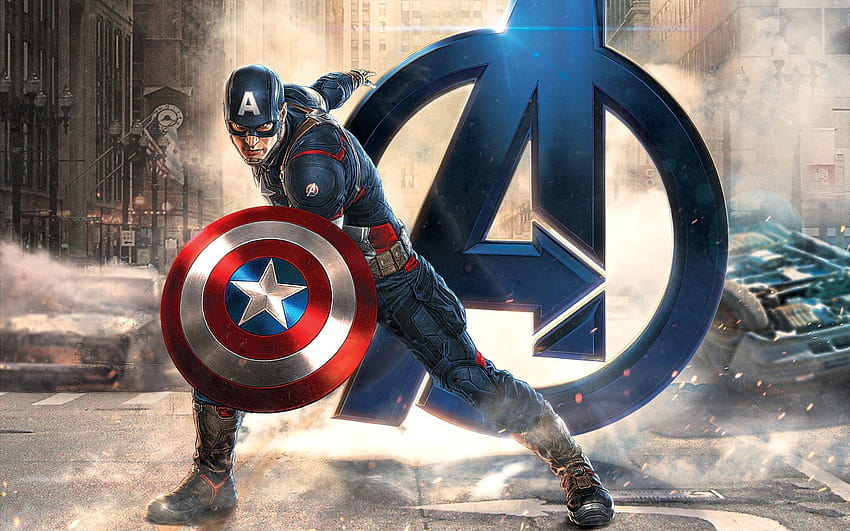 Kapitan Ameryka Avengers, Kapitan Ameryka Tapeta HD