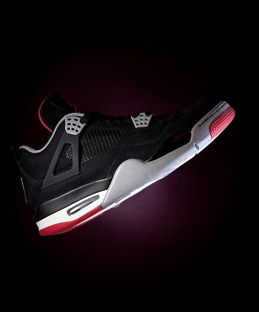 Jordan 4 clearance bred wallpaper