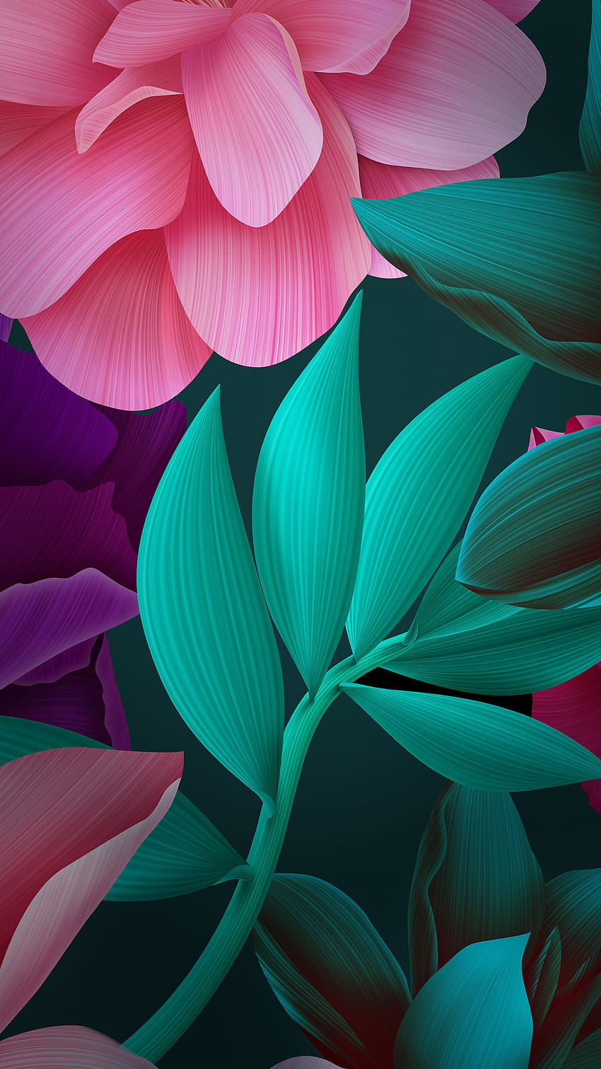 1440x2560 flowers, leaves, huawei mate 10, stock, q samsung galaxy s6, s7, edge, note, lg g4, 1440x2560 , background, 883, colorful flowers leaves HD phone wallpaper