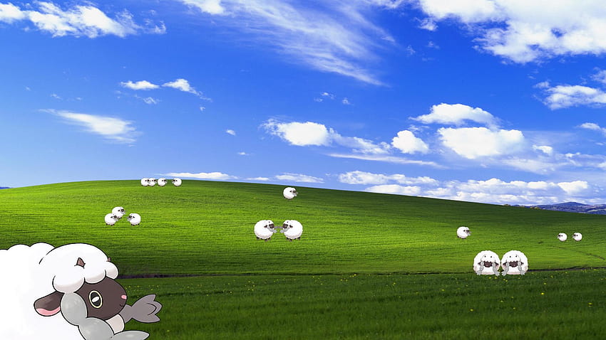 I made a wooloo windows classic for you Pokemon HD wallpaper
