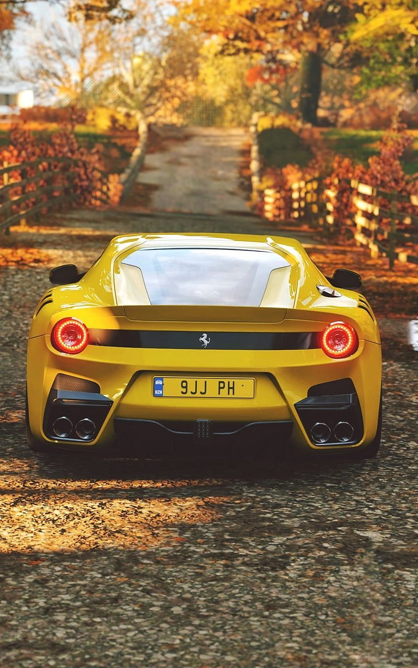 Ferrari Sports Car Yellow Yellow Ferrari Hd Phone Wallpaper Pxfuel 3643