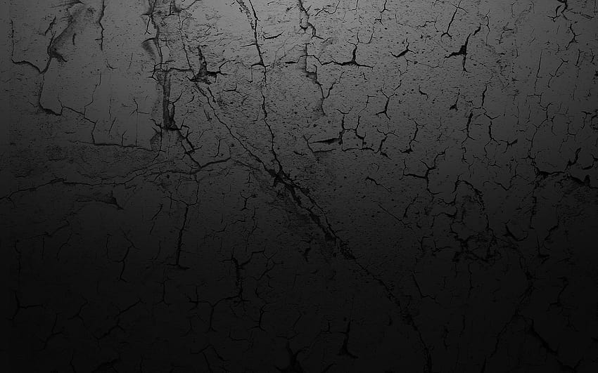 : Muro scuro incrinato, cemento rotto Sfondo HD