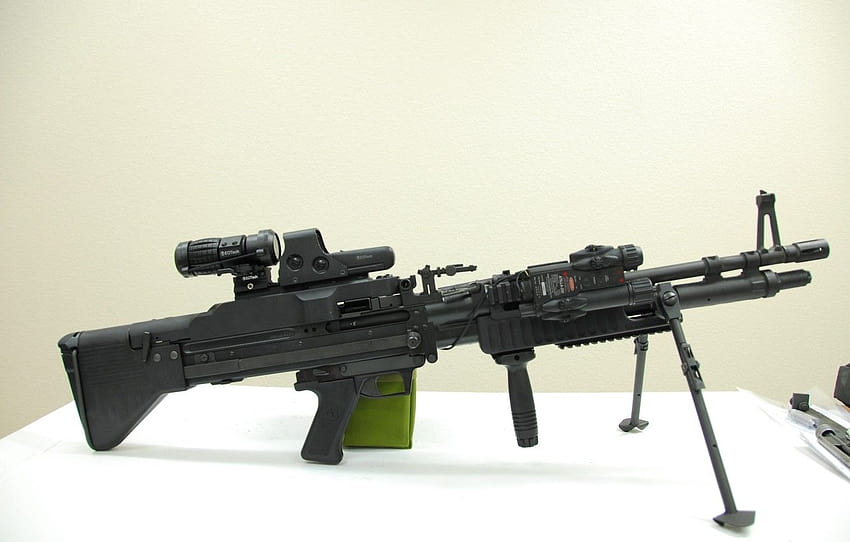 ปืน อาวุธ เลื่อย EOTech ปืนกล M60 อาวุธหนัก custon มาตรา оружие อาวุธหนัก วอลล์เปเปอร์ HD