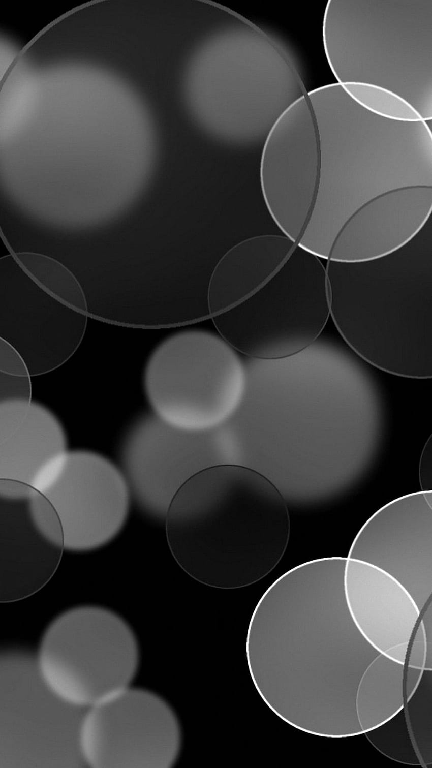 Grey Abstract Circles Iphone 6, black iphone 7 plus HD phone wallpaper