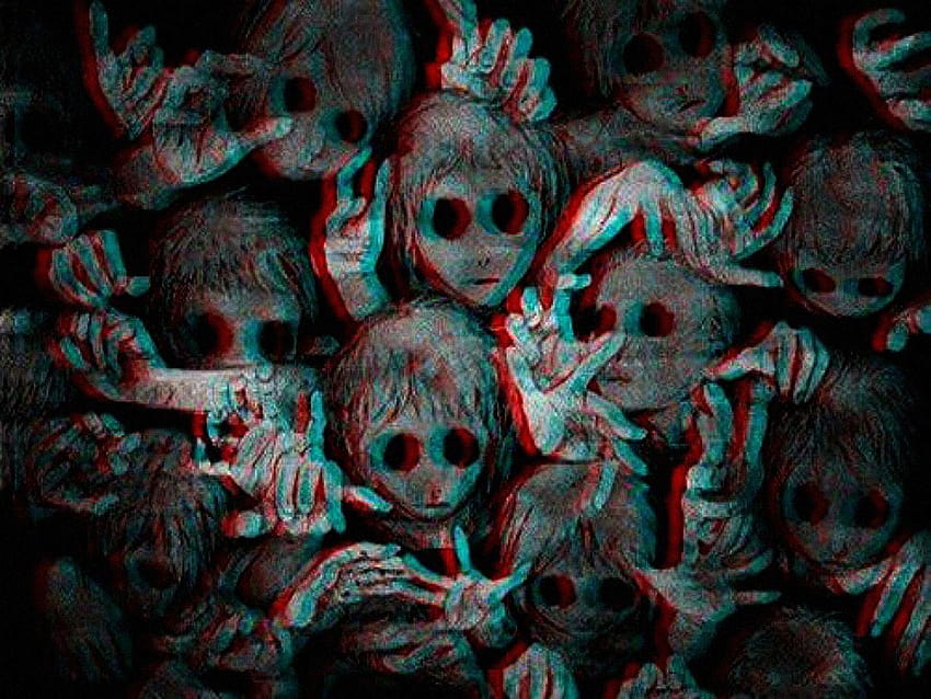 creepy, scary doll HD wallpaper