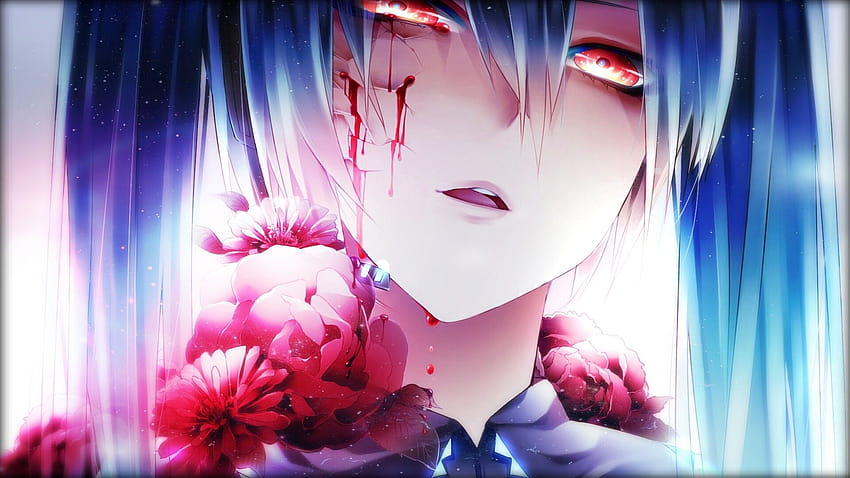 Crying Blood  Crying Anime Cry HD wallpaper  Pxfuel
