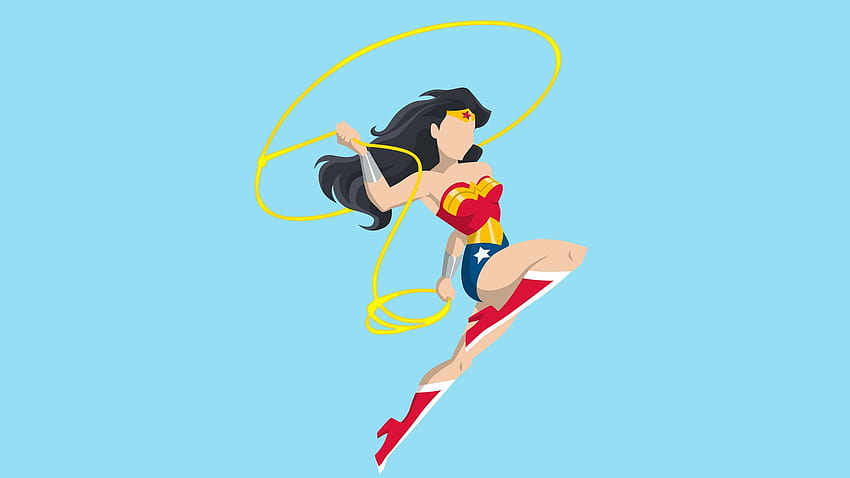GetDrawings'te Wonder Woman Vector Art, kadın karikatürü HD duvar kağıdı