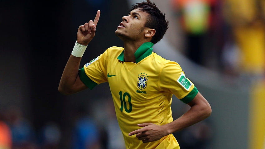 Neymar Brasilien Fußballspieler, Neymar Brasilien 3d HD-Hintergrundbild