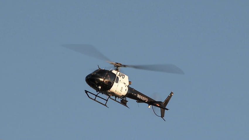 LAPD Helicopter Flying Overhead Stock Video Footage HD wallpaper