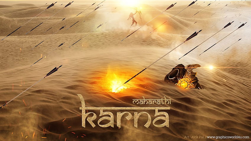 Maharathi Karna Von Mahabharat, karna Mahabharat HD-Hintergrundbild