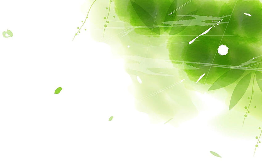Zielony Kwiat Wzór Szablon Tła dla programu PowerPoint, zielone tło dla ppt Tapeta HD