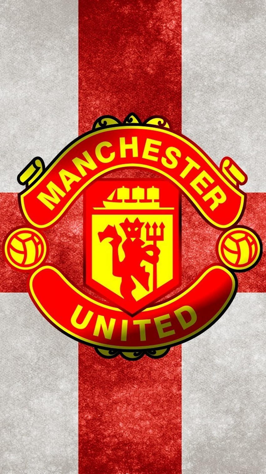 logo piłkarskie Anglii Manchester United FC Red Devils, logo Manchester United Tapeta na telefon HD