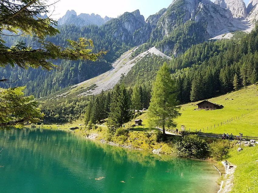 Gosau Tourism 2020: O melhor de Gosau, Áustria, lago gosausee papel de parede HD