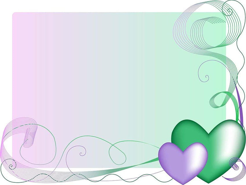 Cute Hearts Colorful Gradient Backgrounds For PowerPoint, cute background in powerpoint HD wallpaper
