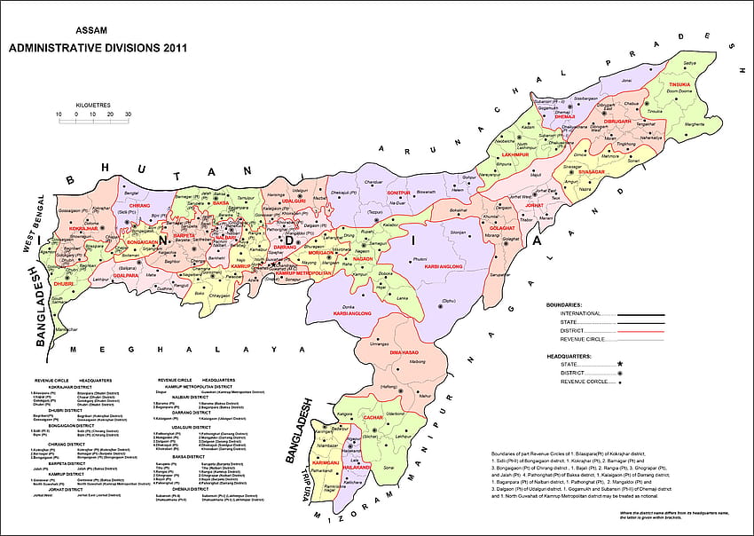 Assam []의 고해상도 지도, assam 지도 HD 월페이퍼