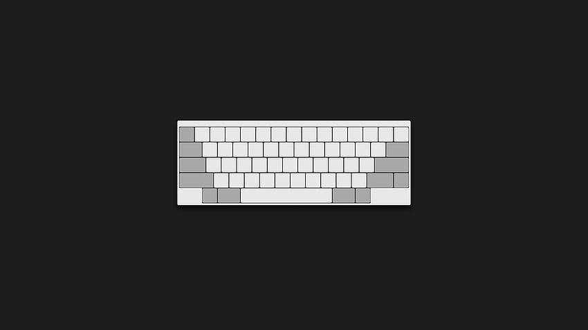 Minimal keyboard HD wallpaper