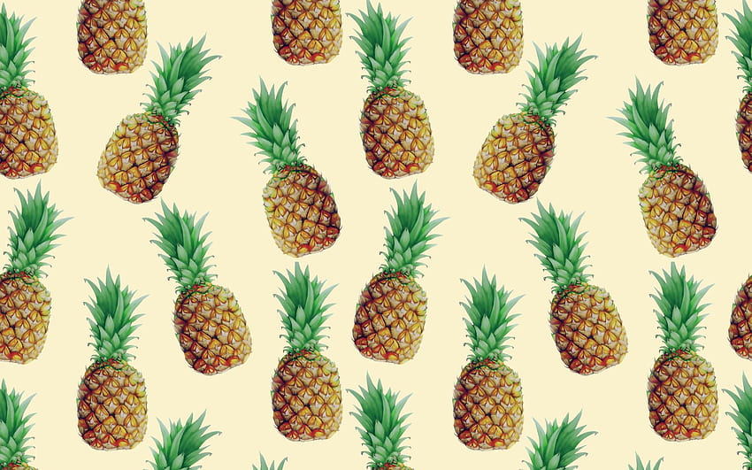 Aesthetic Pineapple for PC, pineapple summer aesthetic HD wallpaper
