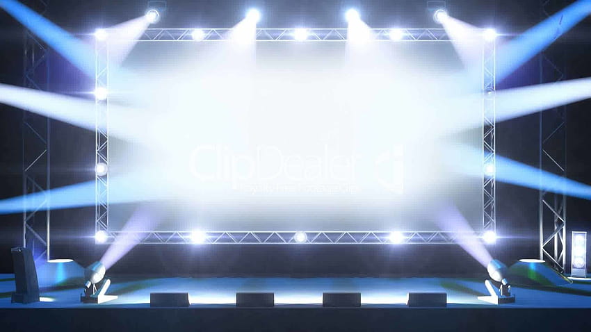 Escenario musical, vista del concierto desde el escenario fondo de pantalla