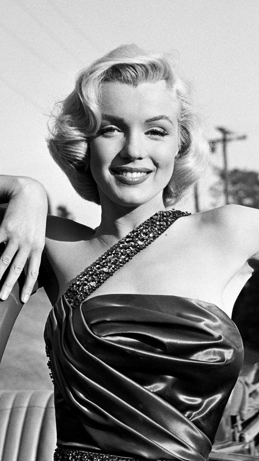 Sława, Marilyn Monroe, uśmiech, monochromia, 720x1280, stare hollywood Tapeta na telefon HD