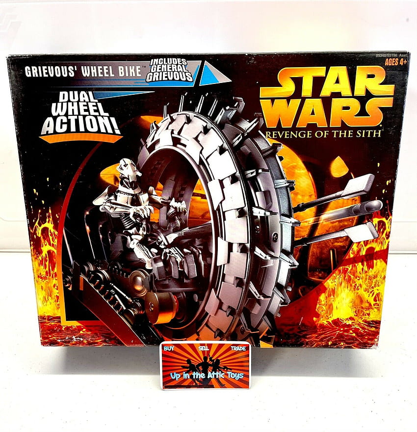 Hasbro Star Wars Revenge of The Sith Grievous Wheel Bike With Figure MIB 2005 온라인 판매 HD 전화 배경 화면
