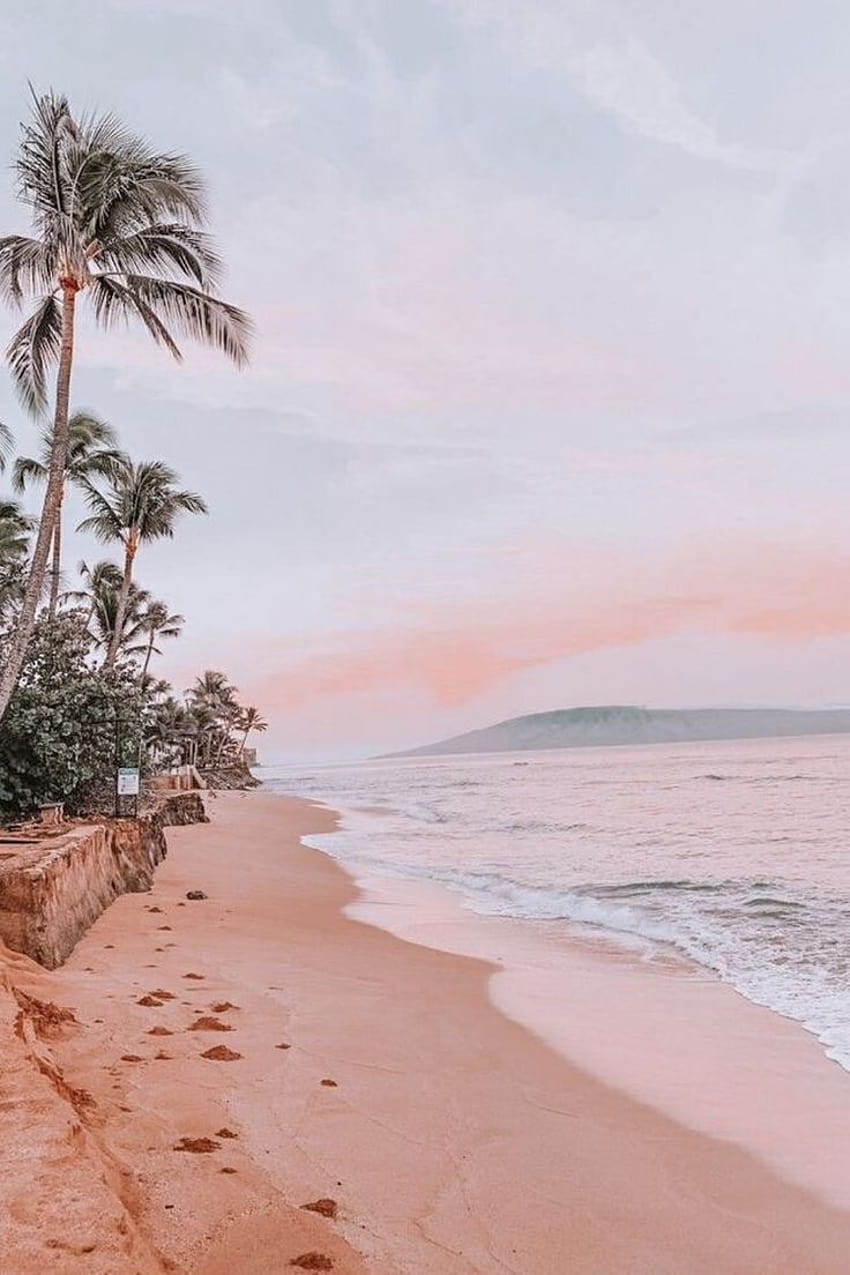 Aesthetic Beaches posted by Sarah Thompson, preppy beach HD phone wallpaper