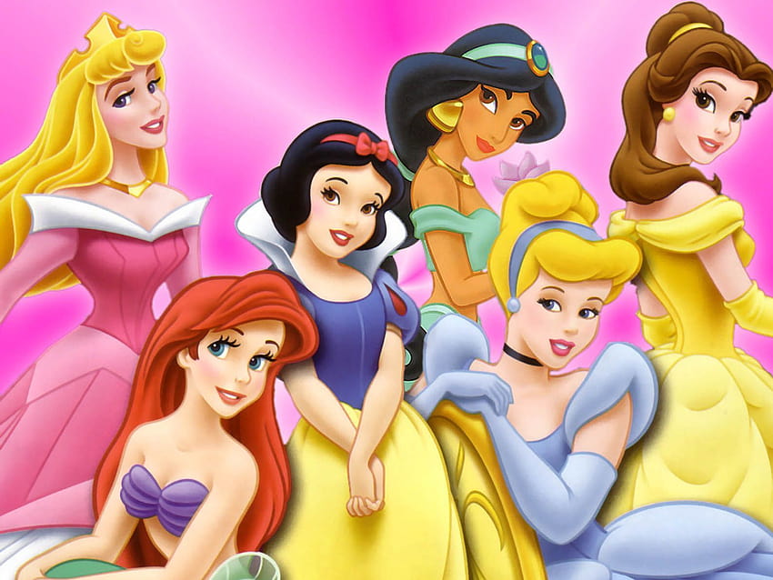 26 измазани на принцеси на Дисни, които ще ви отведат в един изцяло нов свят, момичета на Дисни HD тапет