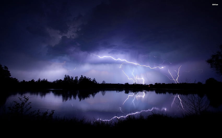 6 Lightning Strike, lightning bolt cool HD wallpaper