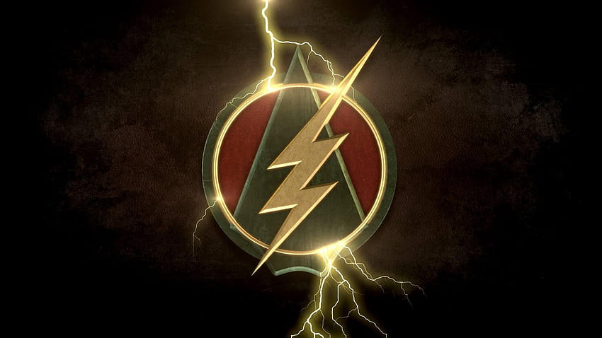 The Flash And Arrow Logo HD wallpaper